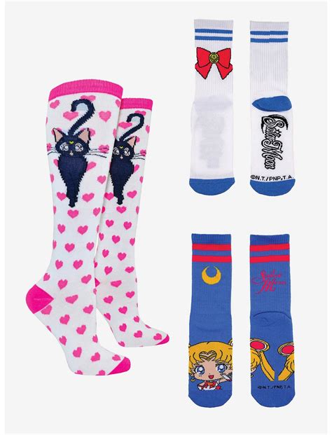 hot topic knee socks|sailor moon socks hot topic.